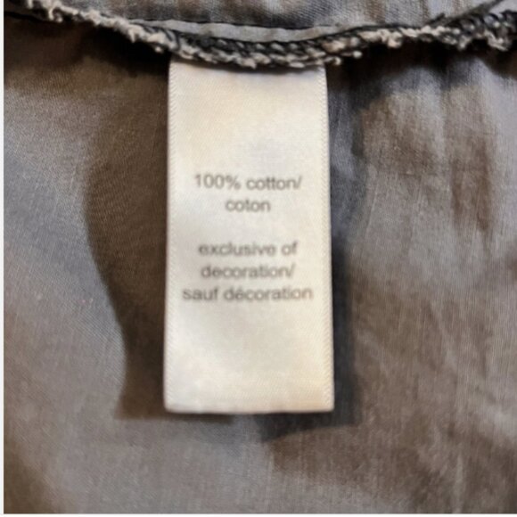 Maurices. Size XXL 2X. Cotton Gray Zip Snap Roll Tab Sleeve Jacket Coat. B82 - Picture 7 of 8